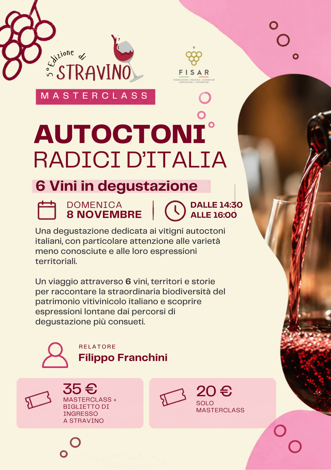 Masterclass Autoctoni STRAVINO 2026
