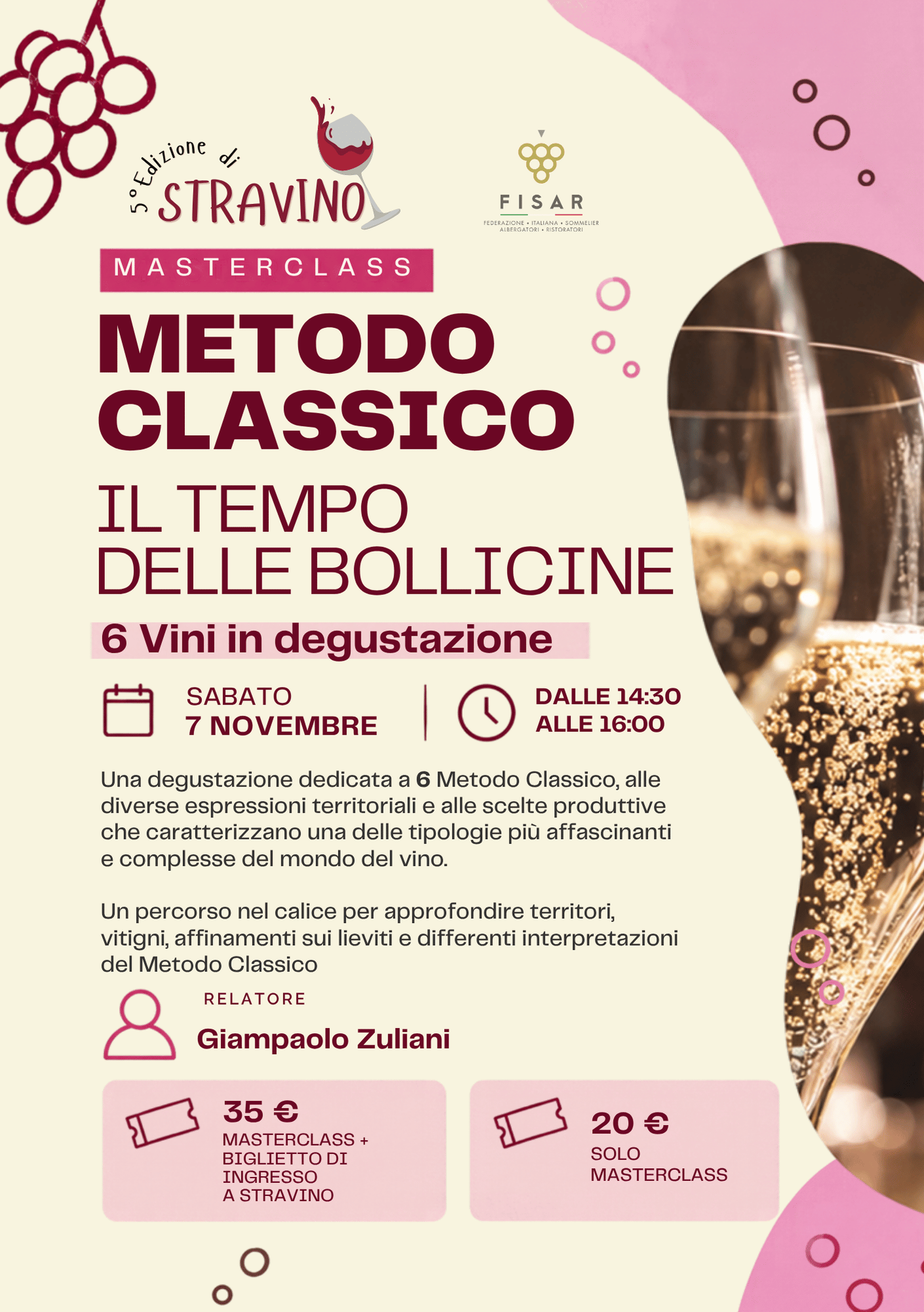 Masterclass Metodo Classico STRAVINO 2026